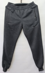 Спортивные штаны мужские на флисе (gray) оптом 90135872 000-35