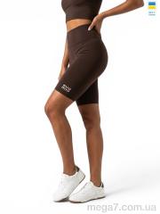 Велосипедки, Sport style оптом U01MU коричневий