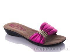 Шлепки, DeMur оптом K26-809 fuchsia (30-35)