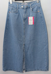 Юбки джинсовые женские MIELE WOMAN оптом 93402758 145-17
