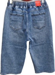 Шорти джинсові жіночі БАТАЛ оптом FANGSIDA