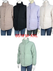 Куртки демисезонные женские (бежевый) оптом 53429160 851-12