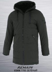 Куртки зимние мужские REMAIN (зеленый) оптом 90847132 7700-5