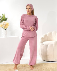 Ночные пижамы женские (3-ка) оптом 76241508 25063-95