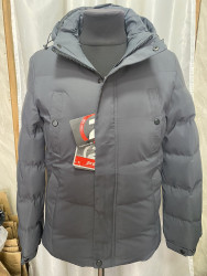 Куртки зимние мужские (серый) оптом 37294685 2810-7