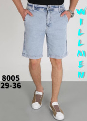 Шорты джинсовые мужские WILLMEN оптом 39206417 8005-23