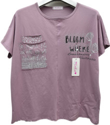 Футболки женские БАТАЛ оптом 68120947 2554-202