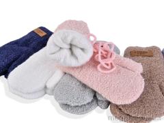 Варежки, RuBi оптом 2530 (14см) хутро mix