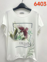 Футболки женские БАТАЛ оптом 24615038 6403-0-55