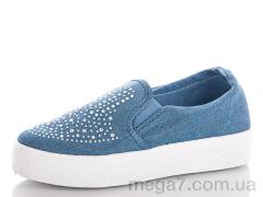 Слипоны, Sali shoes оптом 652-1 blue