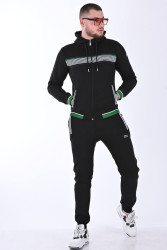 Спортивные костюмы мужские на флисе (black) оптом Турция 41829756 03-27
