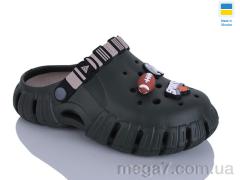 Кроксы, DeMur оптом 6770 зелений