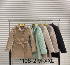 Куртки демисезонные женские (мята) оптом 52738640 1108-2-2