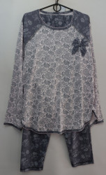 Ночные пижамы женские БАТАЛ оптом 73461280 05-20