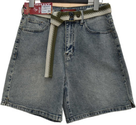 Шорты джинсовые женские ПОЛУБАТАЛ оптом 53894167 2056-240