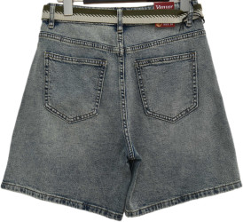 Шорты джинсовые женские ПОЛУБАТАЛ оптом 53894167 2056-240