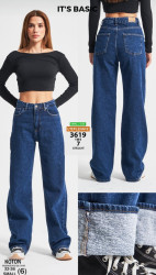 Джинсы женские на байке ITS BASIC оптом 40568213 3619-103