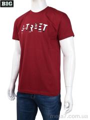 Футболка, BIG оптом 3707-055-1 bordo