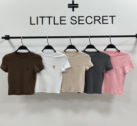 Футболки жіночі (бежевий) оптом Little Secret 