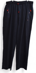 Спортивные штаны мужские БАТАЛ (темно-синий) оптом 62051938 5846-50