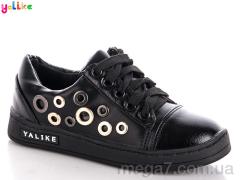 Кроссовки, Yalike оптом X700-15 black