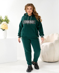 Спортивные костюмы женские на флисе ПОЛУБАТАЛ оптом 70834126 777-39