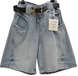 Шорты джинсовые подростковые оптом 63280971 9076-485