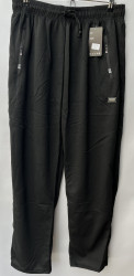 Спортивные штаны мужские БАТАЛ (black) оптом 86152374 7068-9