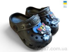 Кроксы, Rai shoes оптом H1 чорний