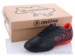 Футбольная обувь, Restime оптом DW020215-1 black-red