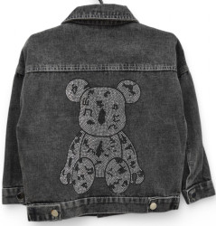 Куртки джинсовые детские оптом 54291063 0101-128