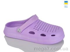 Кроксы, Inblue оптом INBLUE Сабо N8 фіолетовий