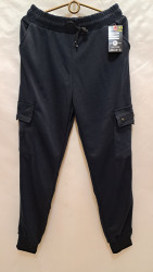 Спортивные штаны мужские (темно-синий) оптом 23461985 7002-5