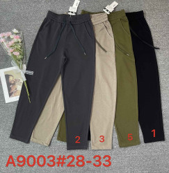 Спортивные штаны женские ПОЛУБАТАЛ (серый) оптом 30847156 А9003-2-1