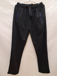 Спортивные штаны мужские БАТАЛ (черный) оптом 91823406 6670-34