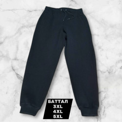 Спортивные штаны мужские на флисе БАТАЛ оптом 21935407 9876-110