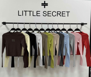 Лонгсліви жіночі (блакитний) оптом Little Secret