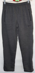 Спортивные штаны мужские на флисе (gray) оптом 97053286 06-29