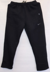 Спортивные штаны мужские на флисе (dark blue) оптом 61384579 04-22