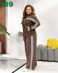 Спортивные костюмы женские БАТАЛ оптом 76201954 189-91