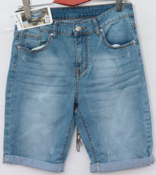 Шорты джинсовые женские БАТАЛ оптом 78032451 DX3014-13