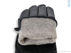 Перчатки, Королева оптом GN05-03М шкіра вовна black