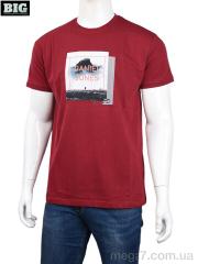Футболка, BIG оптом 3707-074-2 bordo