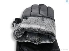 Перчатки, Королева оптом GN06-01М шкіра махра black
