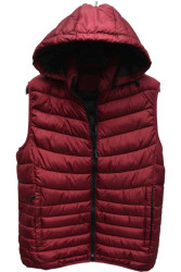 Жилетки мужские (бордовый) оптом 91863724 E33-11