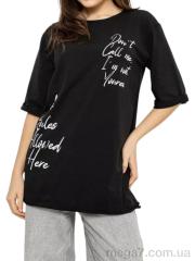 Футболка, Massmag оптом 1024 чорний