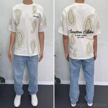 Футболка, I8denim оптом 90585 ekru