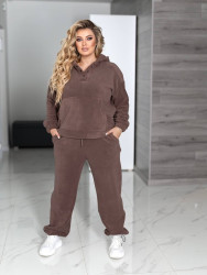 Спортивні костюми жіночі на флісі БАТАЛ оптом IRMA STYIL