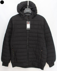 Куртки демисезонные мужские LINKEVOGUE БАТАЛ (black) оптом QQN 51073482 2330-81