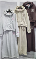 Спортивные костюмы женские (бежевый) оптом 02837165 1067-149